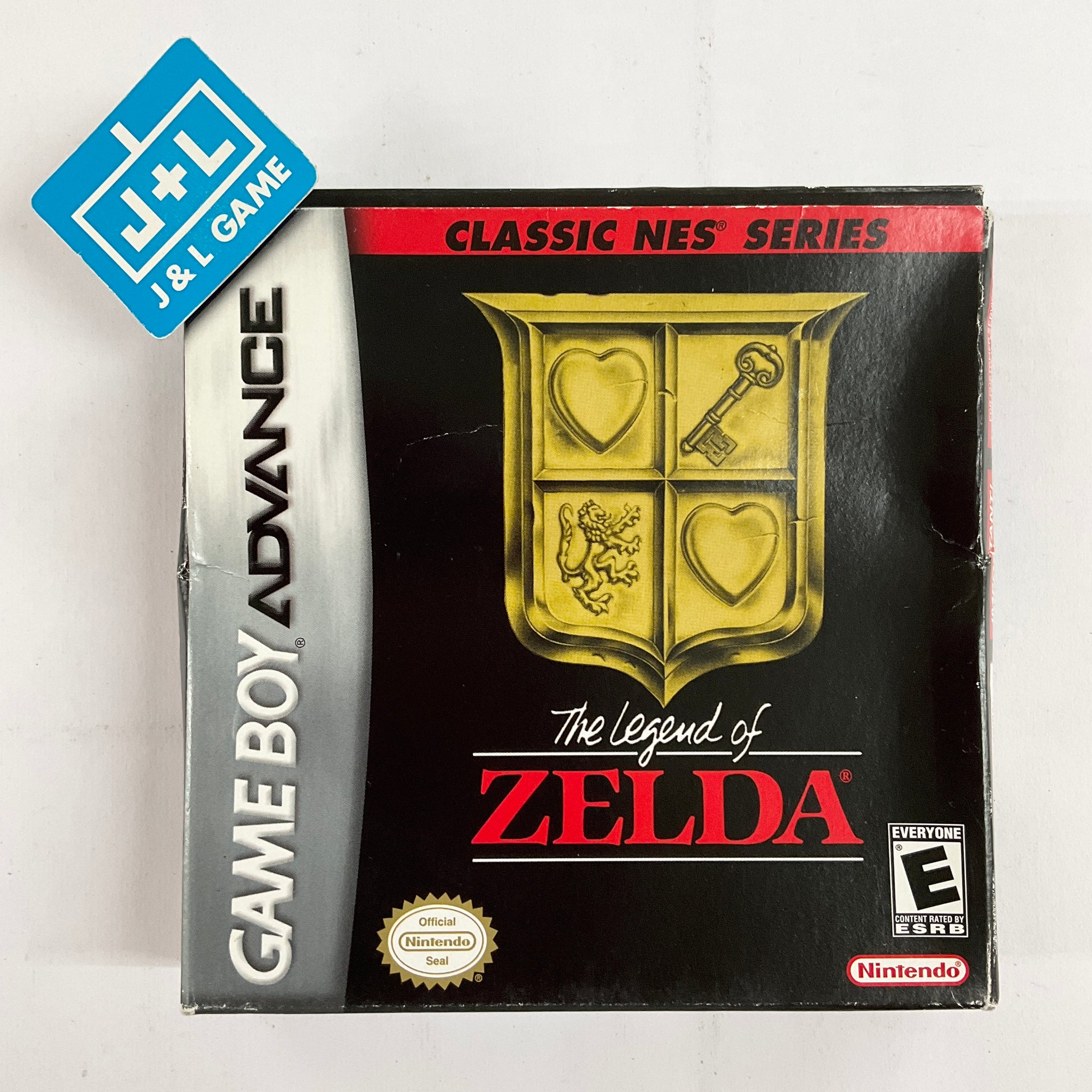 Legend of Zelda Gold Authentic Nintendo NES Game 