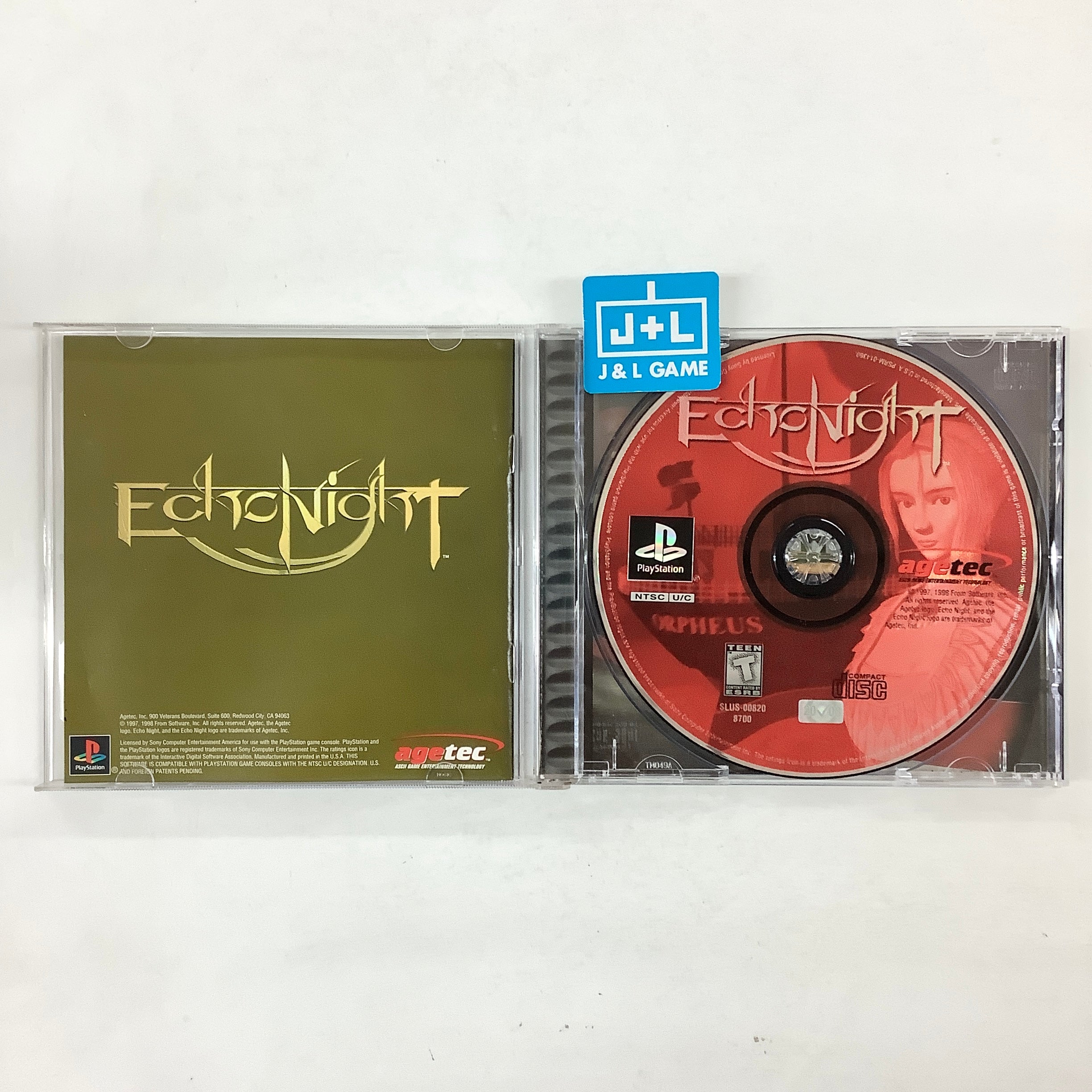 Echo Night sold For Playstation 1 CIB ** READ**