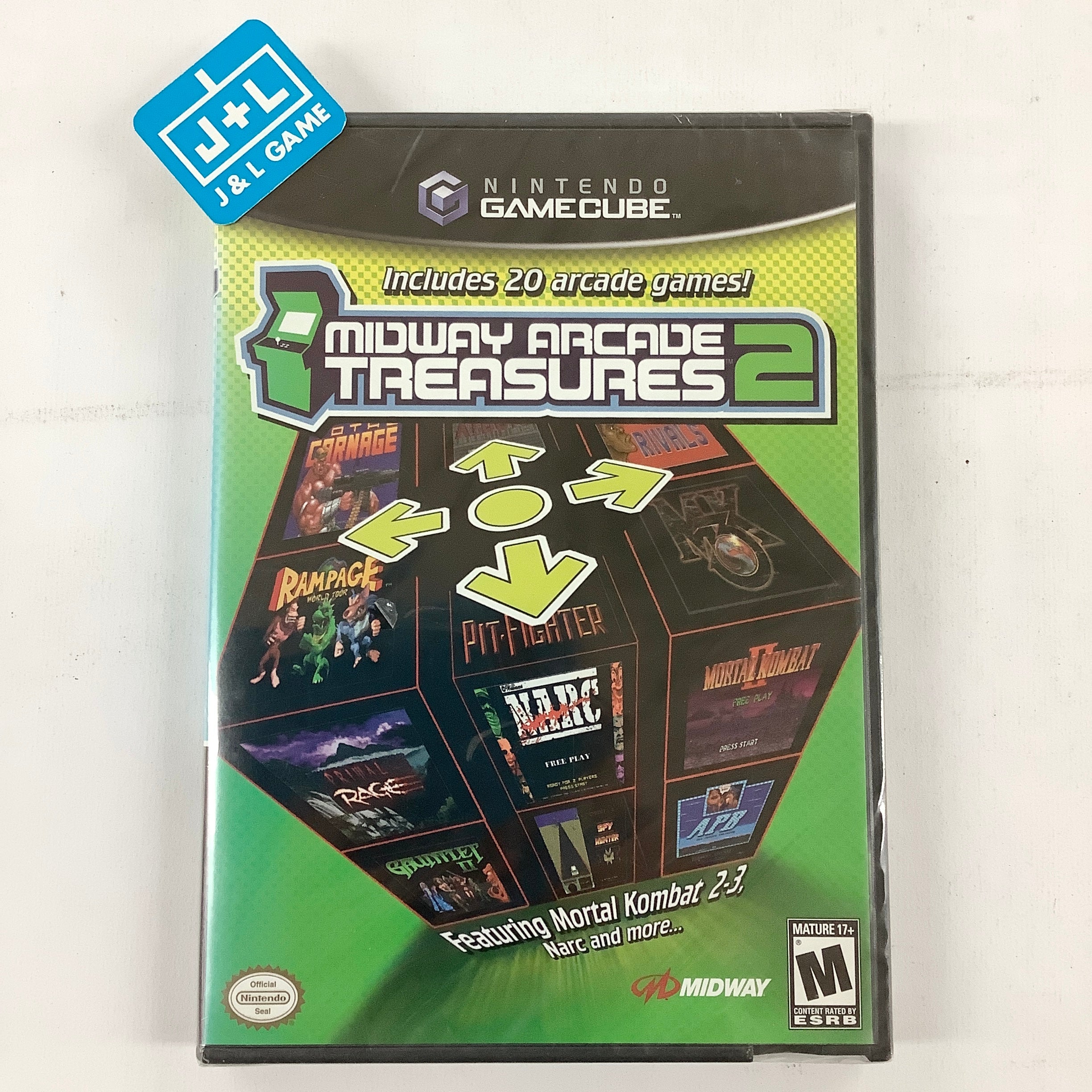 Midway arcade treasures Gamecube 2024 game