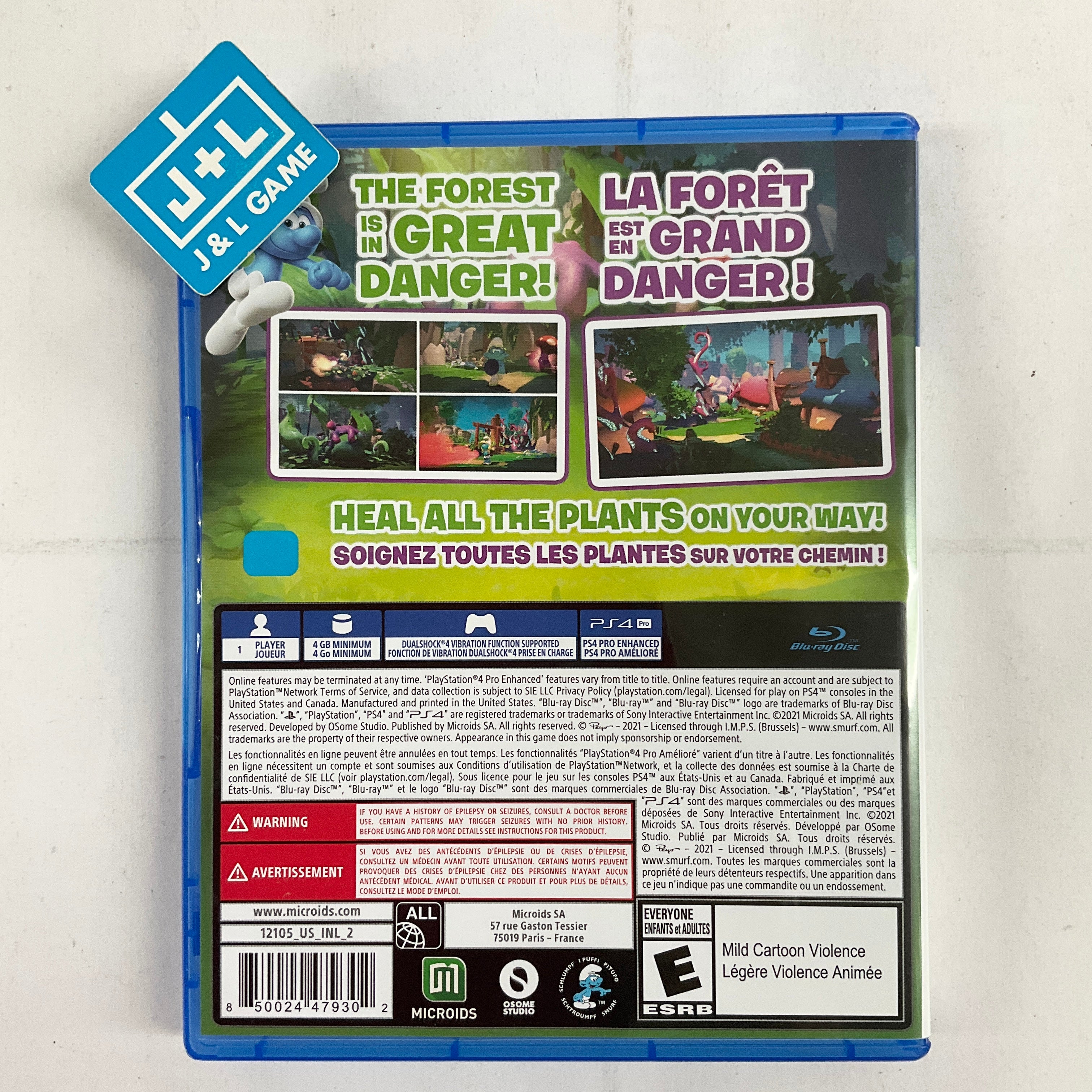 The Smurfs: Mission Vileaf (Smurftastic Edition) - (PS4) PlayStation 4 [Pre-Owned] Video Games Microids