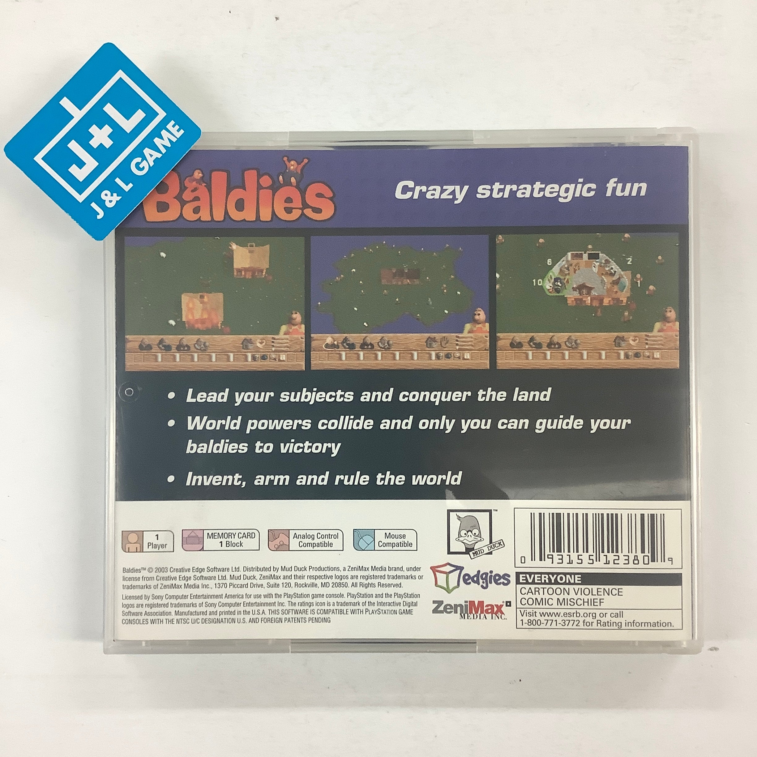 SEALED popular Baldies (PS1) BRAND NEW Strategy Game like Warcraft and Command & Conquer