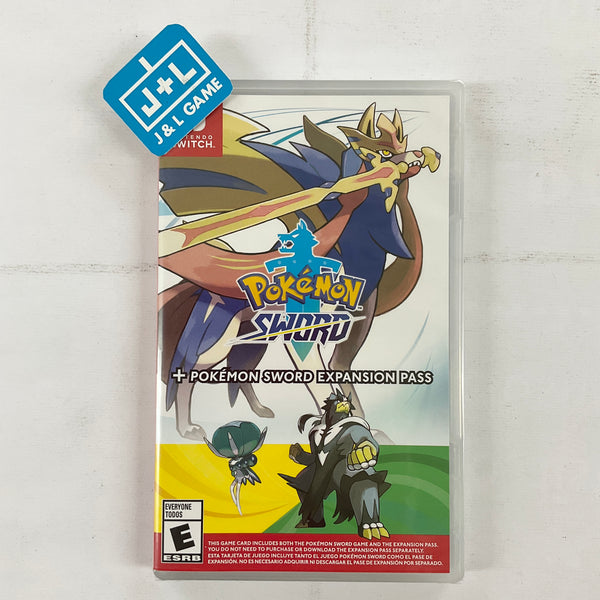 Pokemon Sword + Pokemon Sword Expansion Pass for deals Nintendo Switch