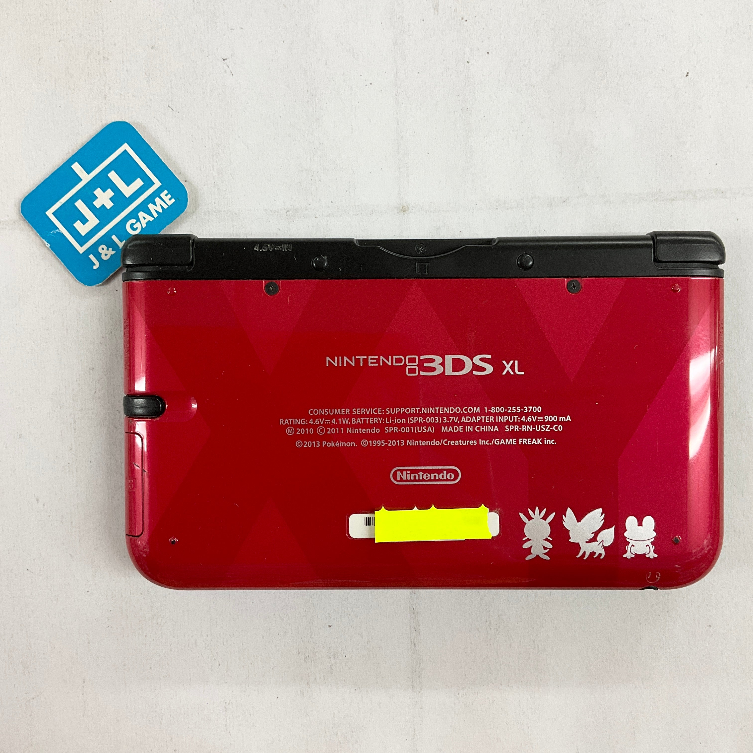 Nintendo 3DS XL fashion in Red with Pokémon Y game