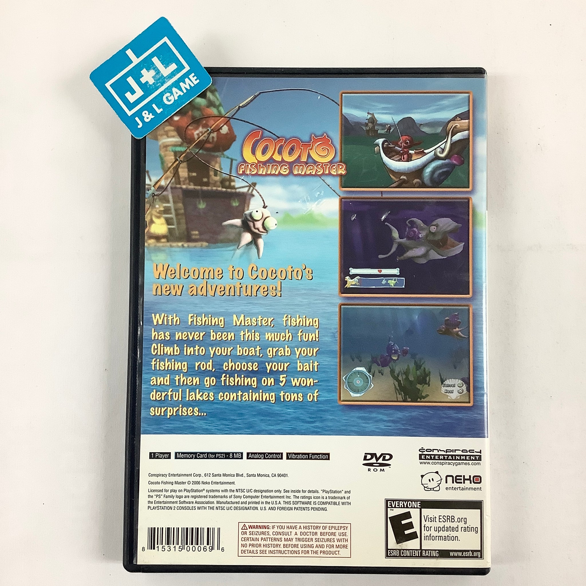 Cocoto Fishing Master - (PS2) PlayStation 2 [Pre-Owned] – J&L Video ...