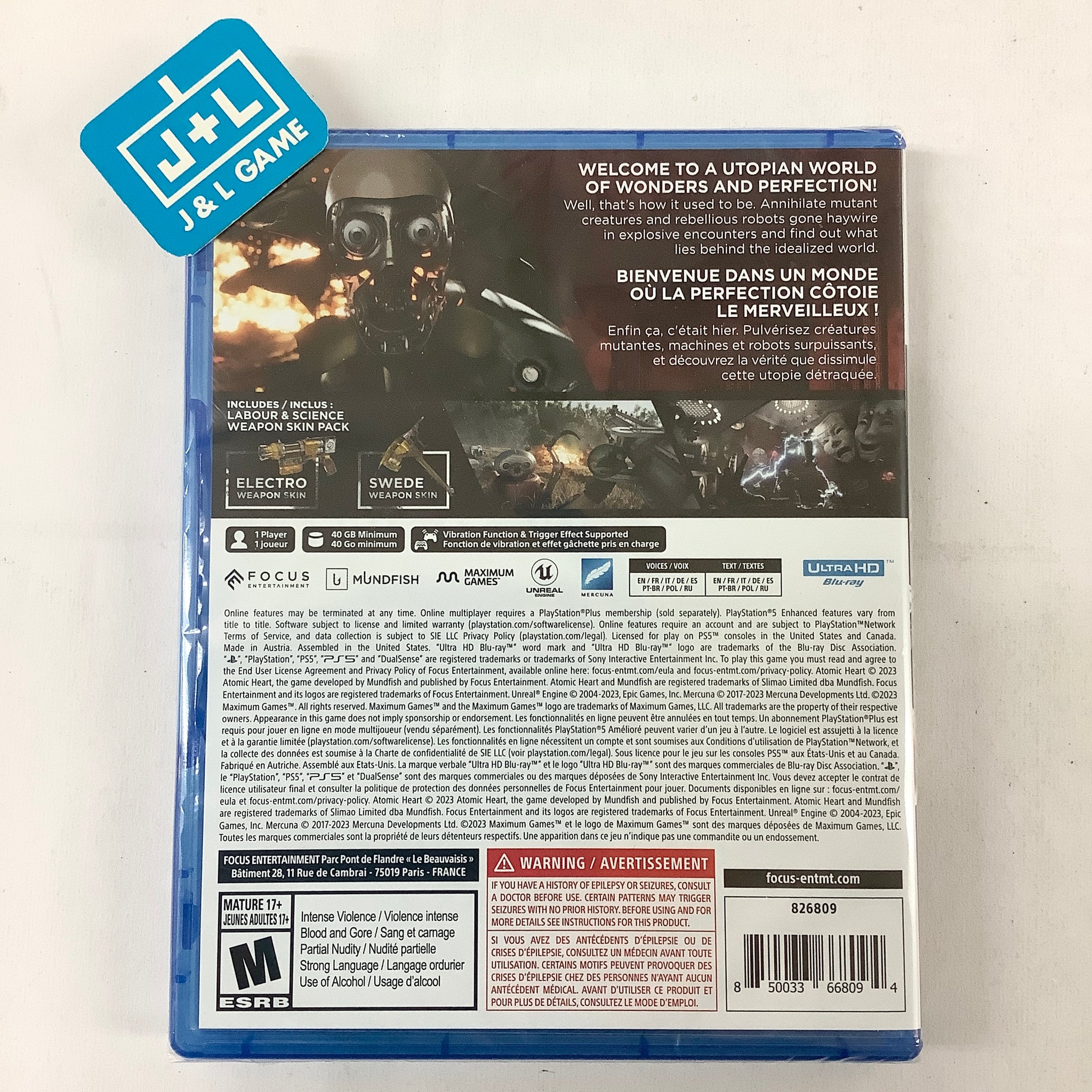 Atomic Heart - (PS5) PlayStation 5 – J&L Video Games New York City