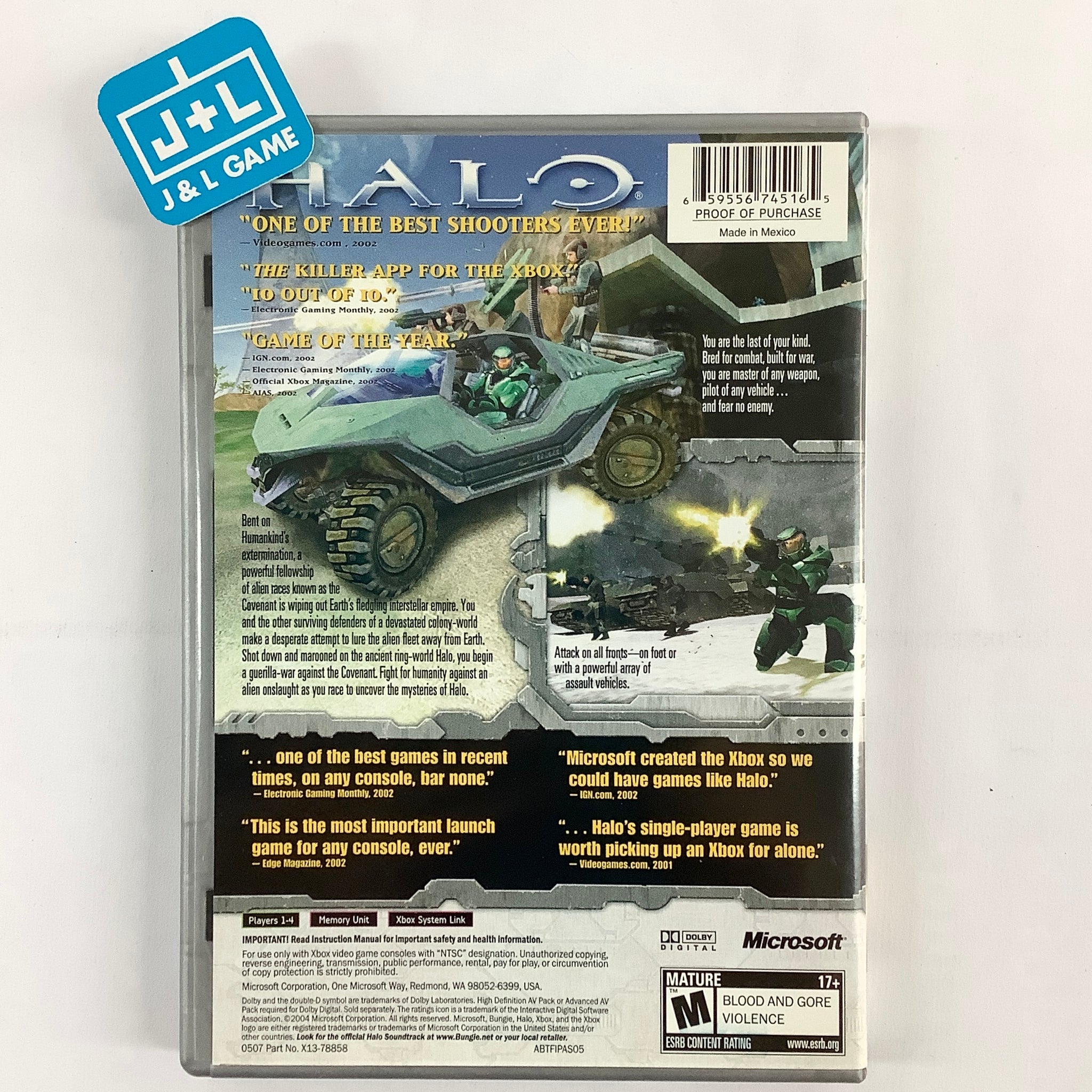 Halo: Combat Evolved (Platinum Hits) - (XB) Xbox [Pre-Owned] – J&L ...