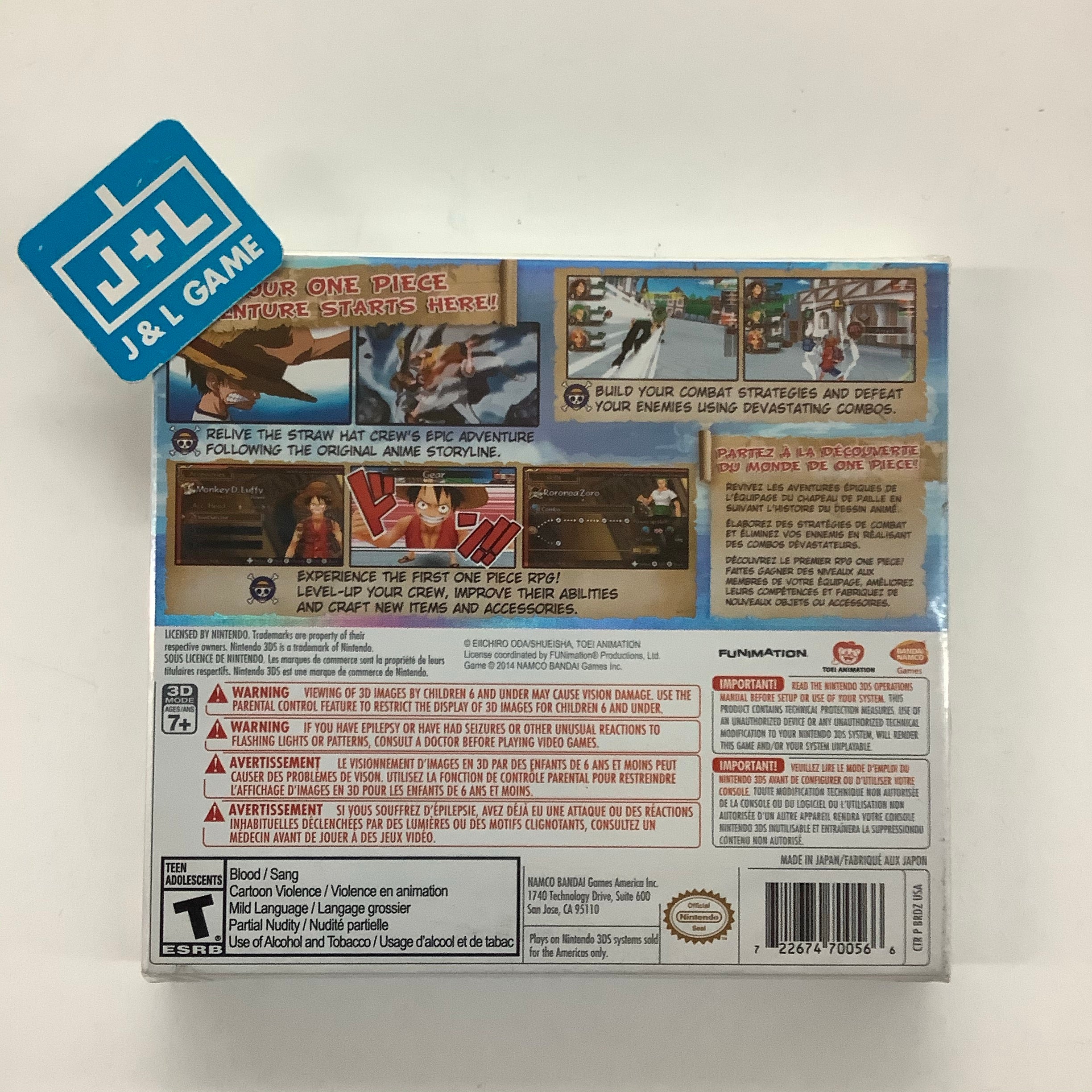 One Piece Romance Dawn for Nintendo 3DS deals SEALED Brand New