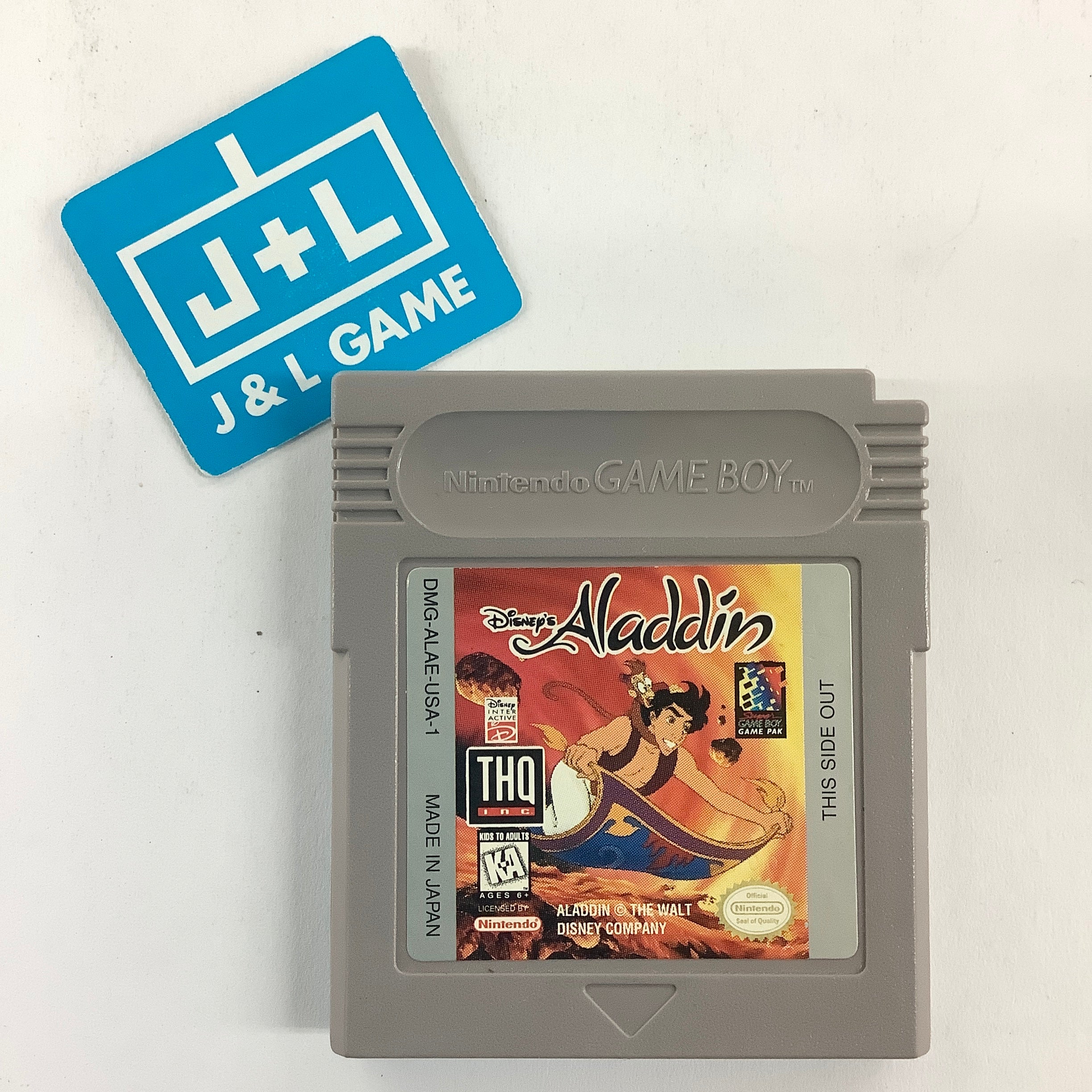 Newest Aladdin for Nintendo Gameboy Color BOXED