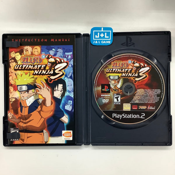 Naruto: Ultimate Ninja 3 - (PS2) PlayStation 2 [Pre-Owned] – J&L Video ...