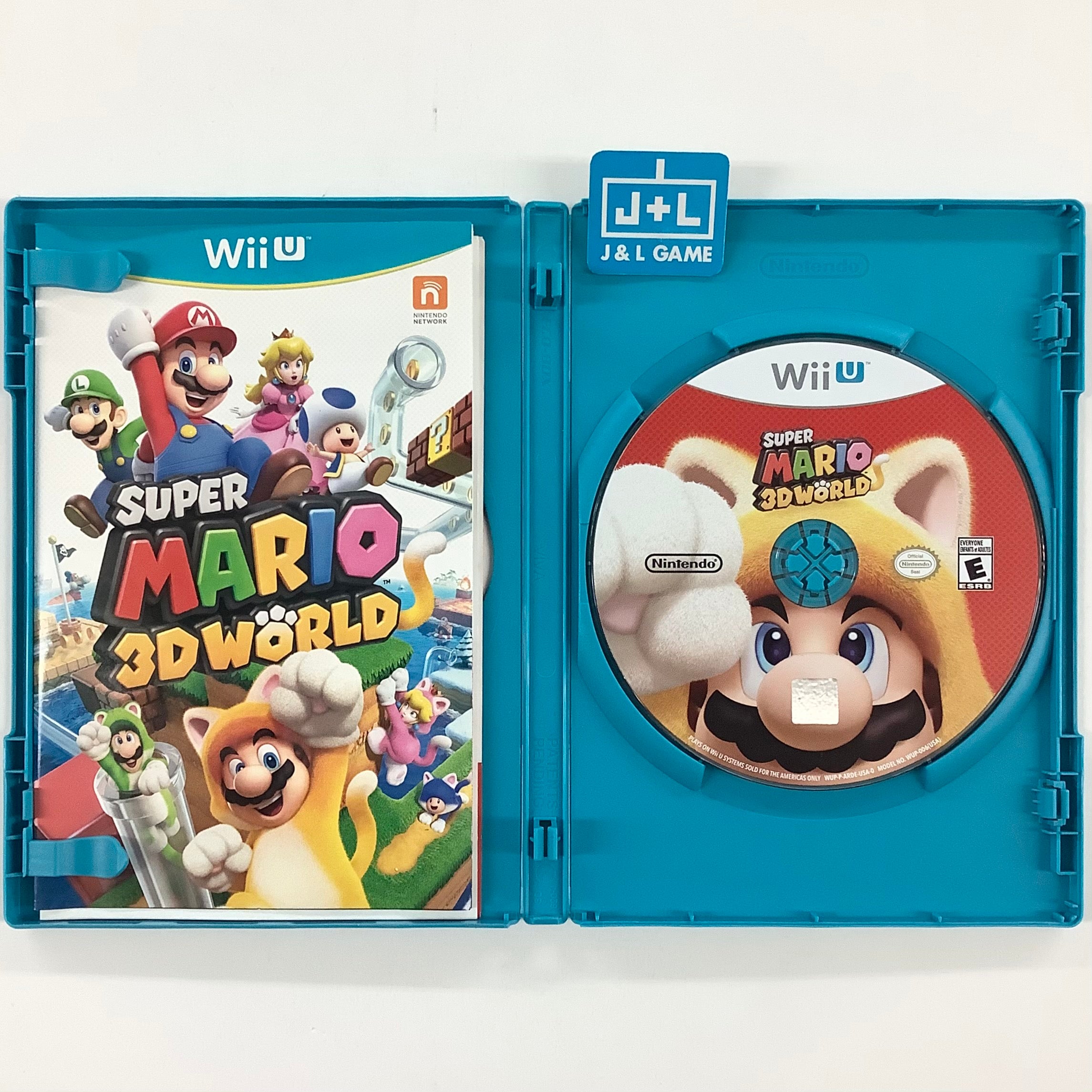 Super Mario 2024 3D World for Nintendo Wii U