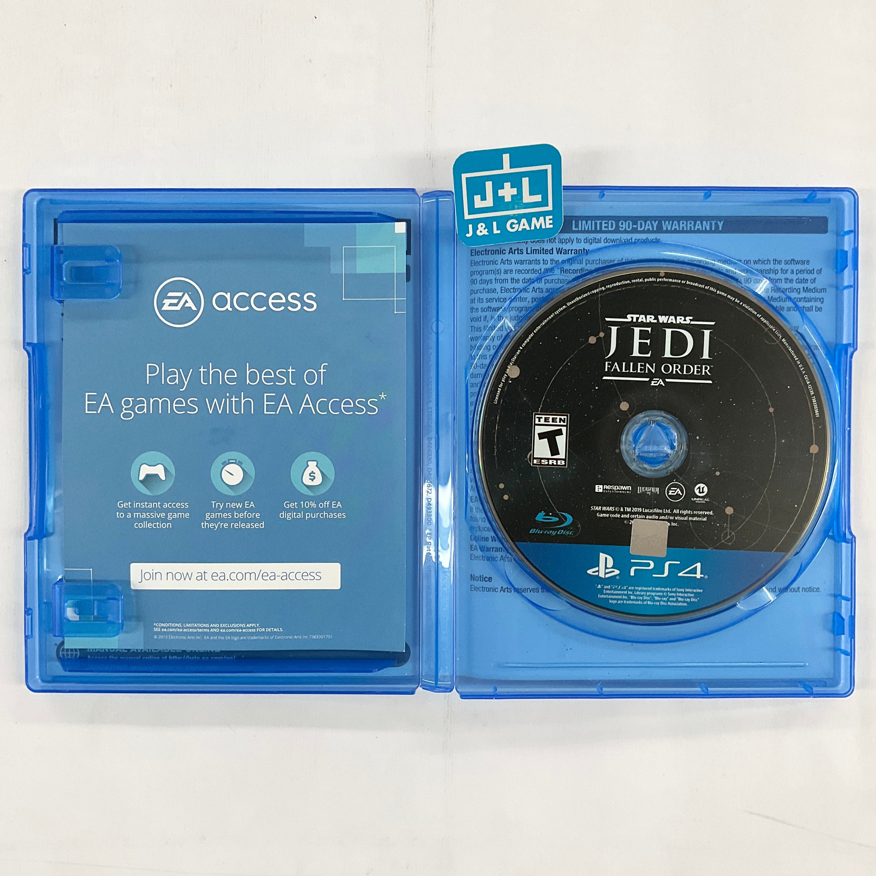 Star Wars Jedi: Fallen Order - (PS4) PlayStation 4 [Pre-Owned] Video Games Electronic Arts   