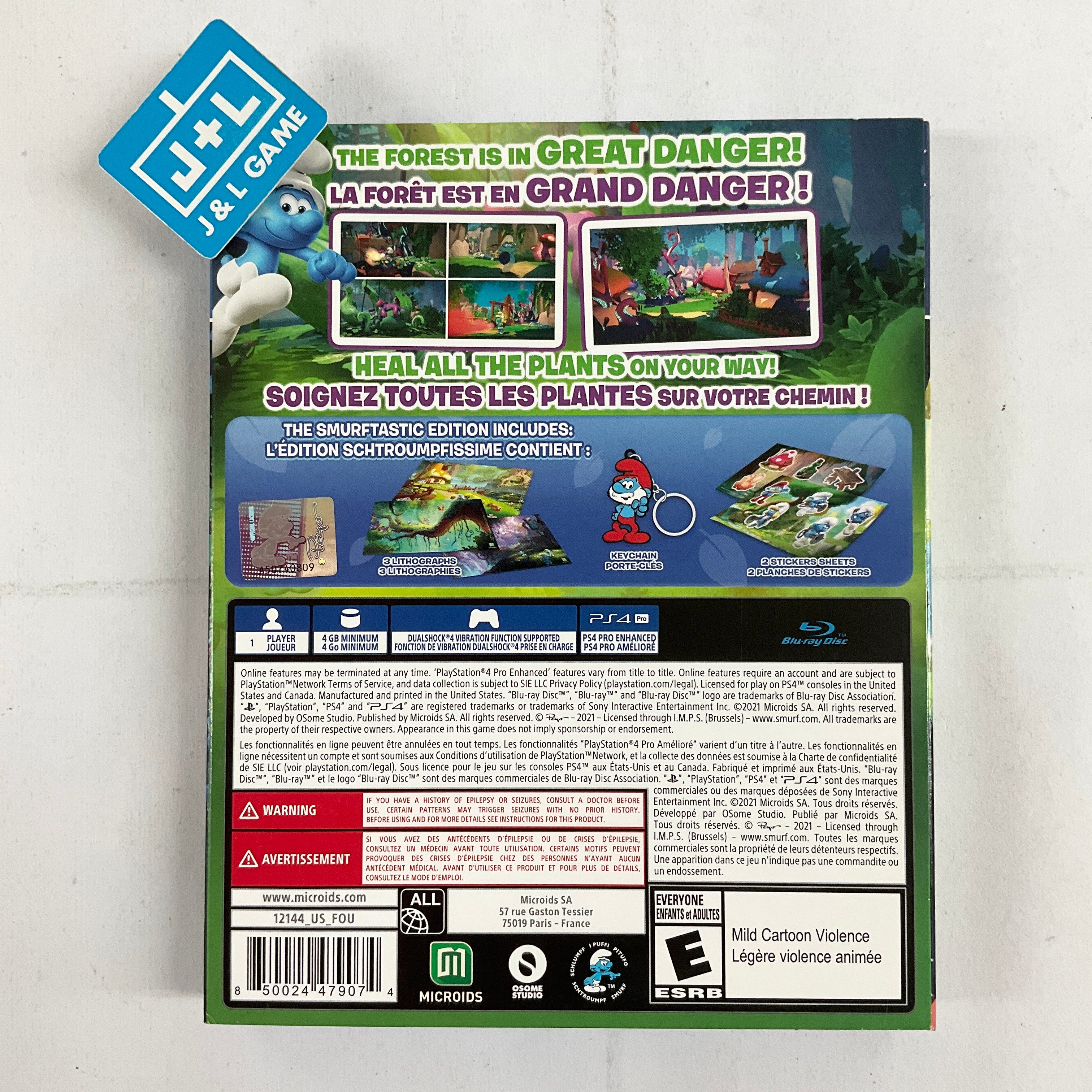 The Smurfs: Mission Vileaf (Smurftastic Edition) - (PS4) PlayStation 4 [Pre-Owned] Video Games Microids