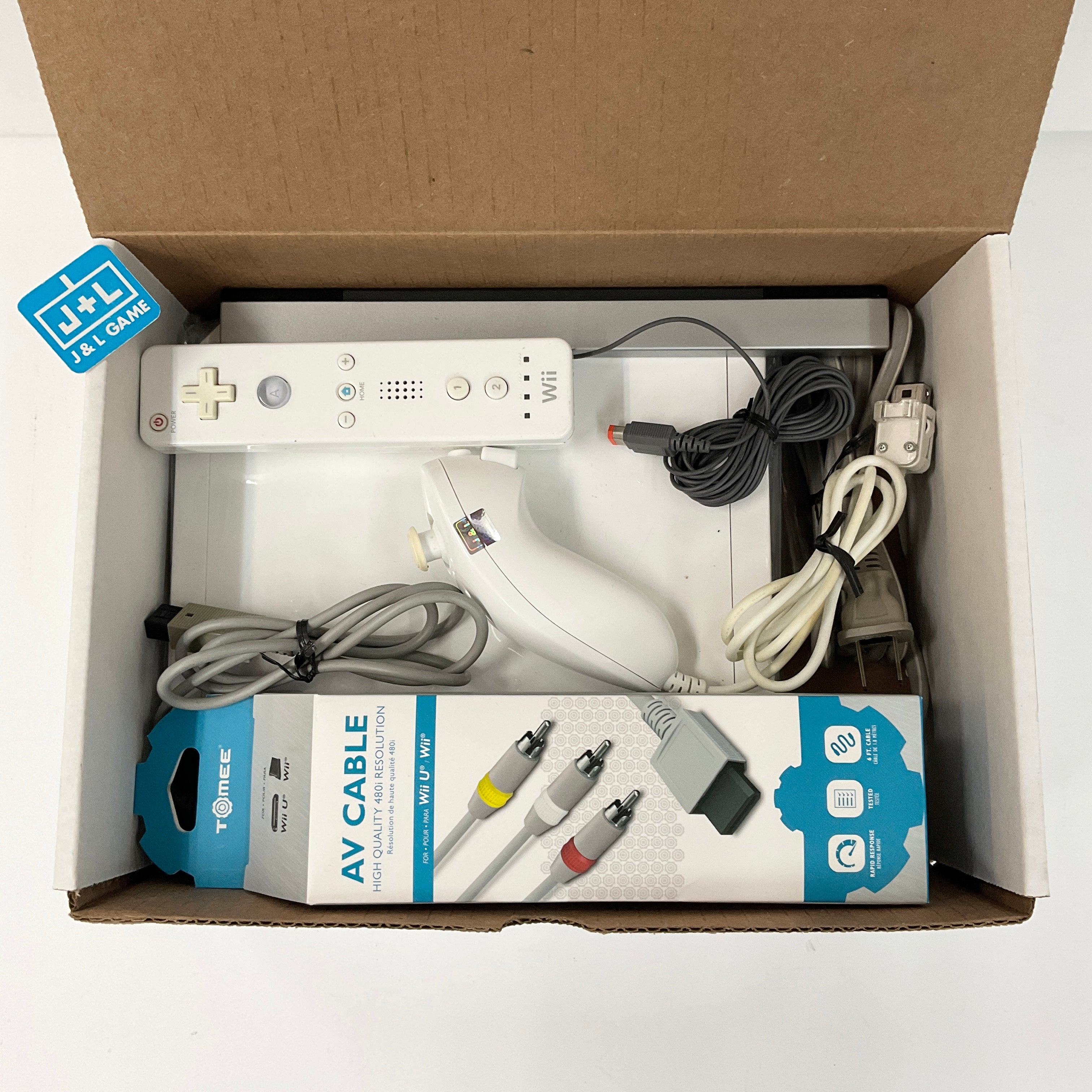 White Wii In popular box