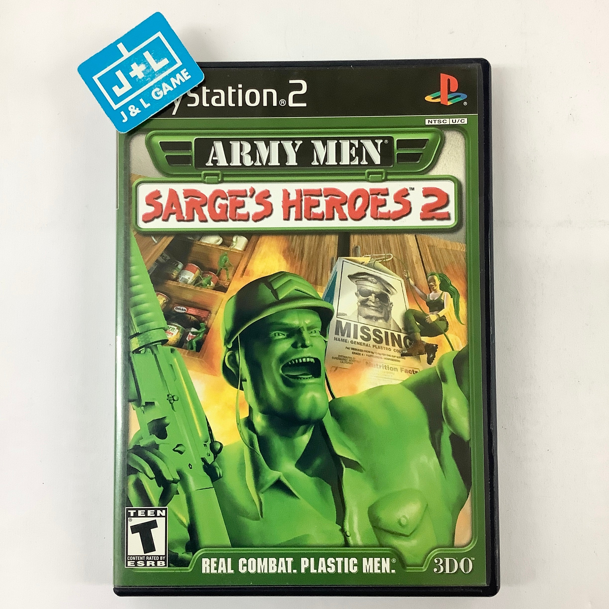 Army Men: Sarge's Heroes 2 - (PS2) PlayStation 2 [Pre-Owned]