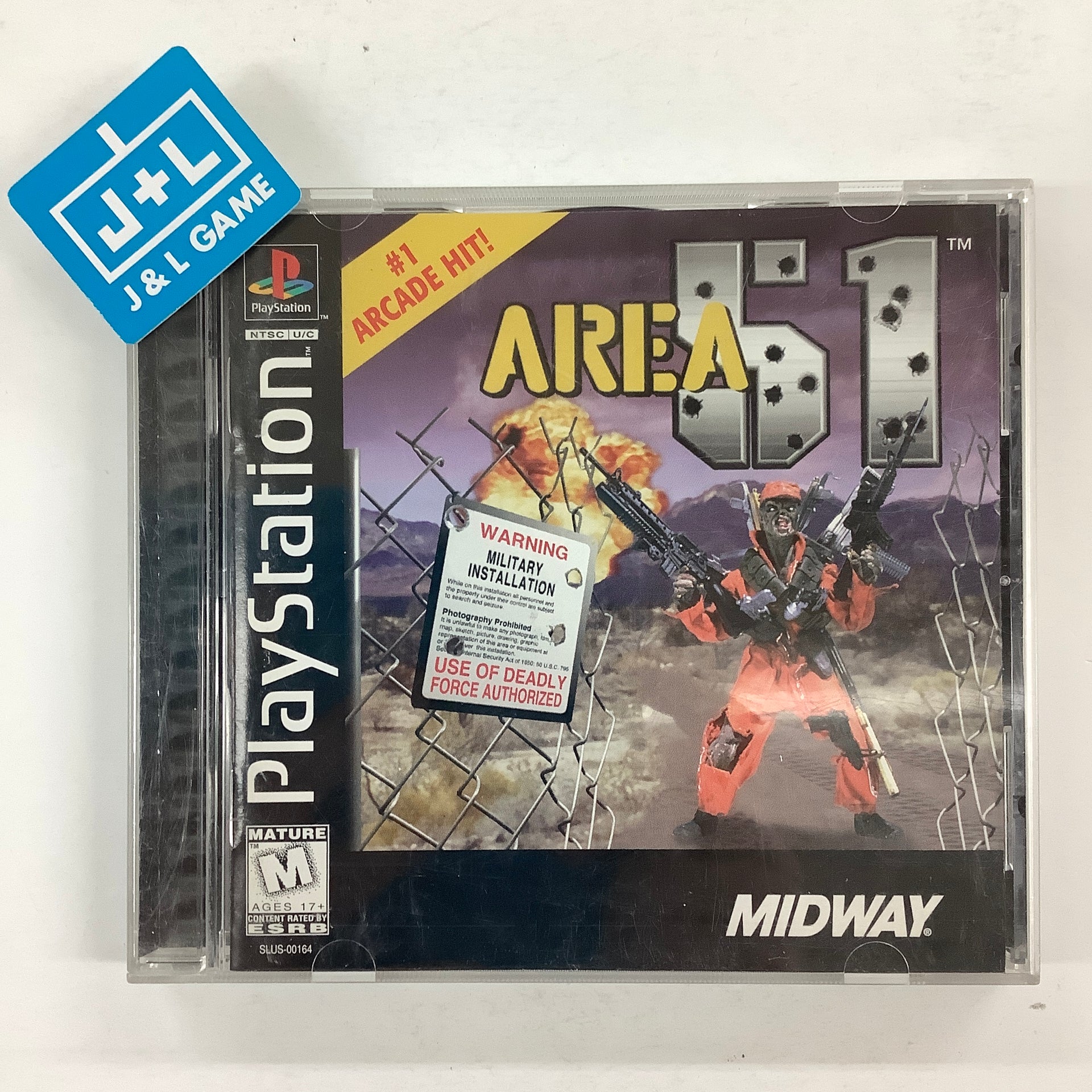 Area 51 - (PS1) PlayStation 1 [Pre-Owned] | J&L Game