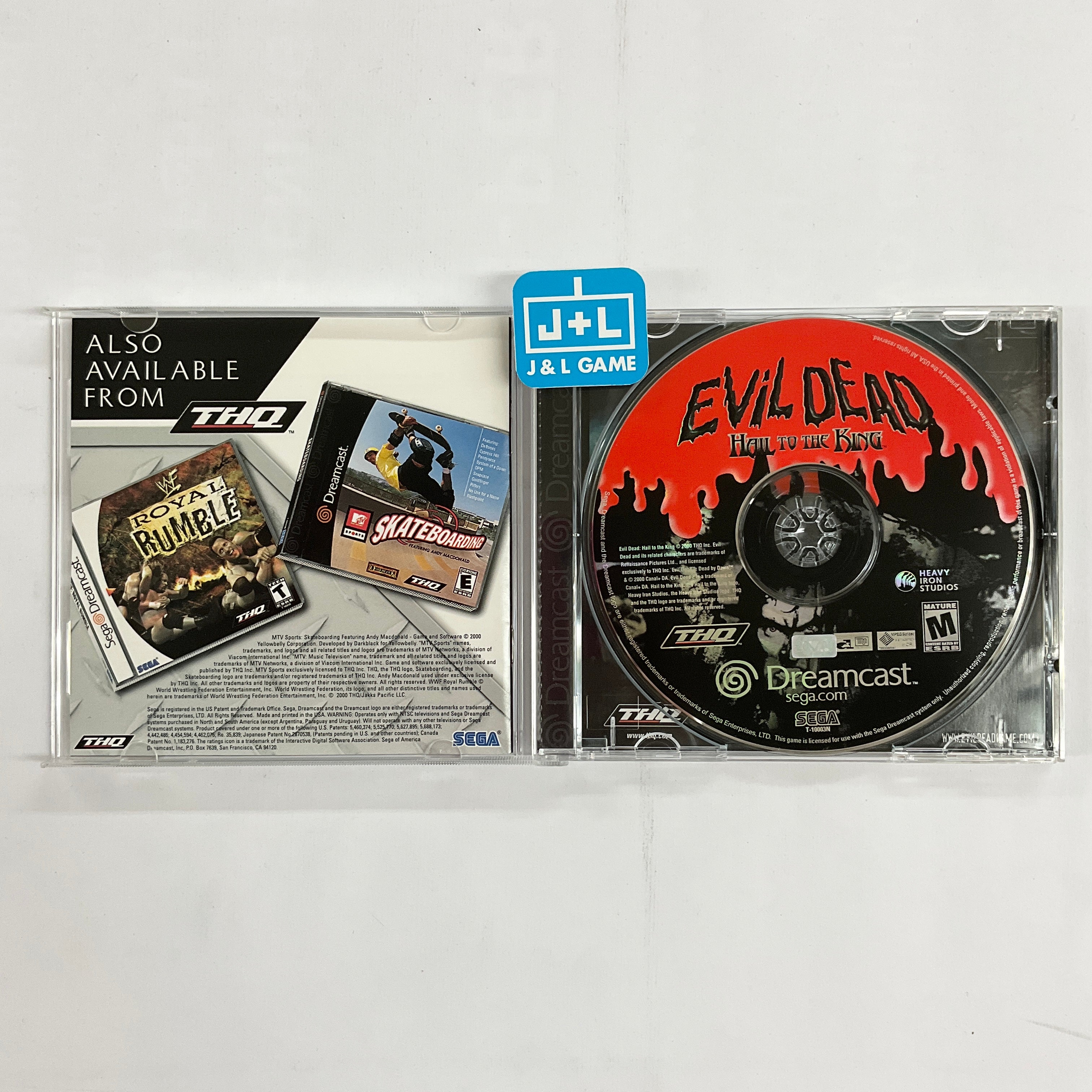 Evil Dead Hail to the King for outlets Sega Dreamcast