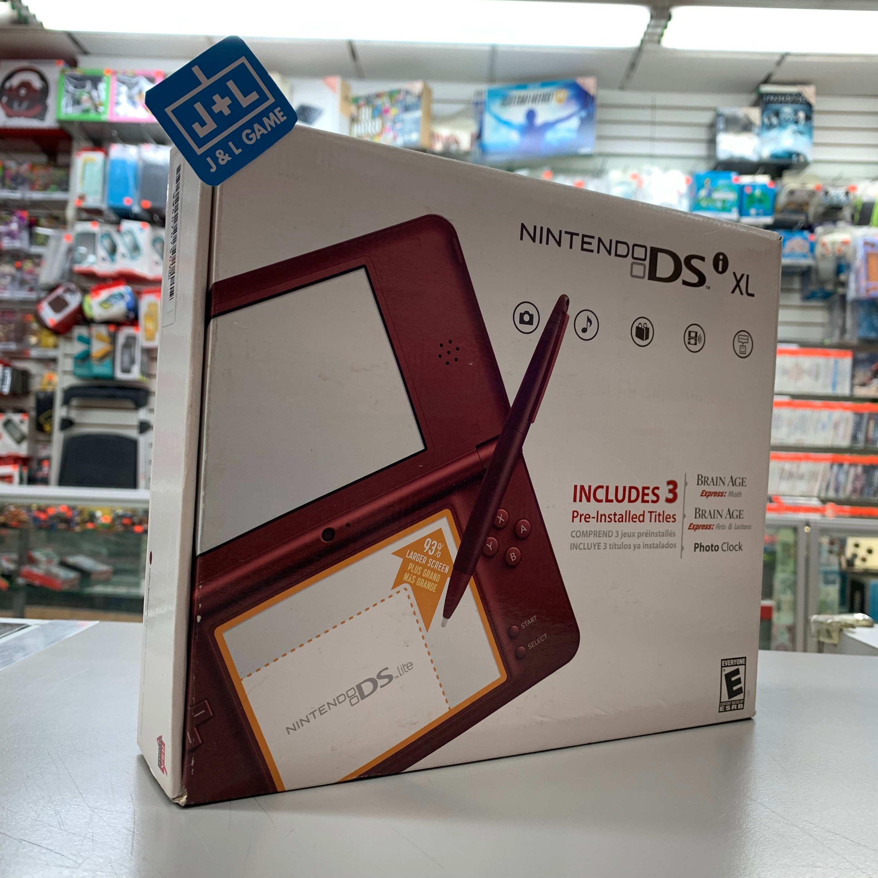 Nintendo DSi XL Console (Burgundy) - (NDS) Nintendo DS Consoles Nintendo   