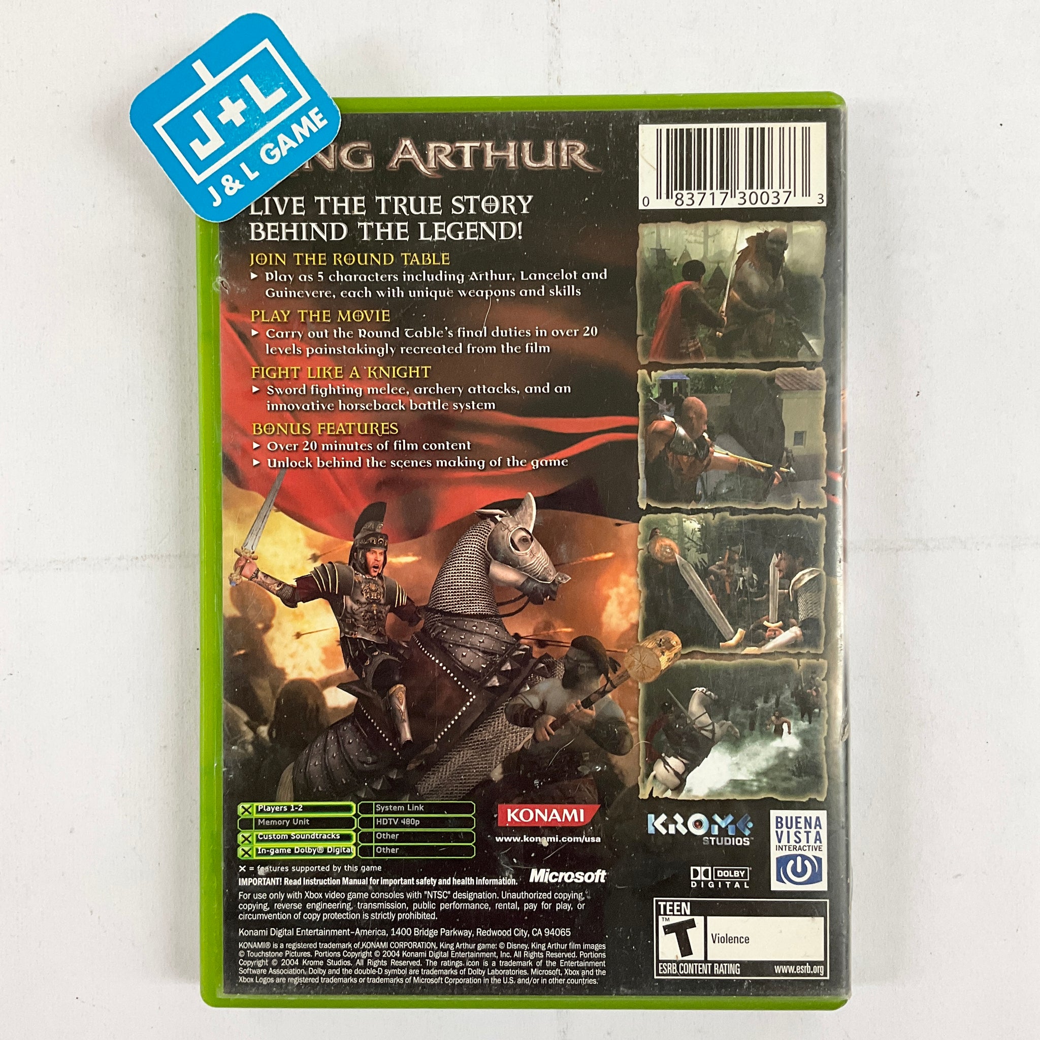 King Arthur - (XB) Xbox [Pre-Owned] – J&L Video Games New York City