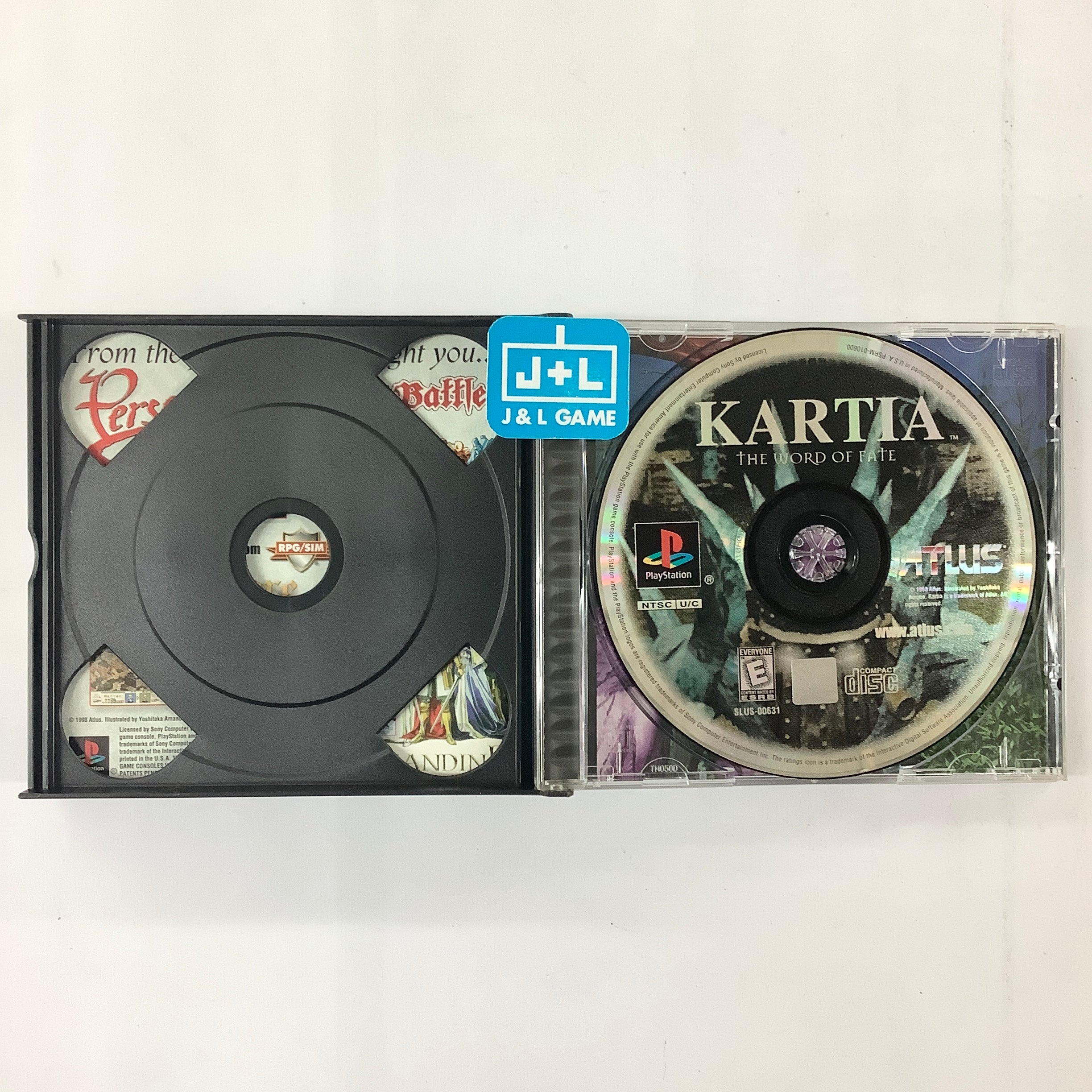 Kartia Word of Fate For Playstation outlet 1