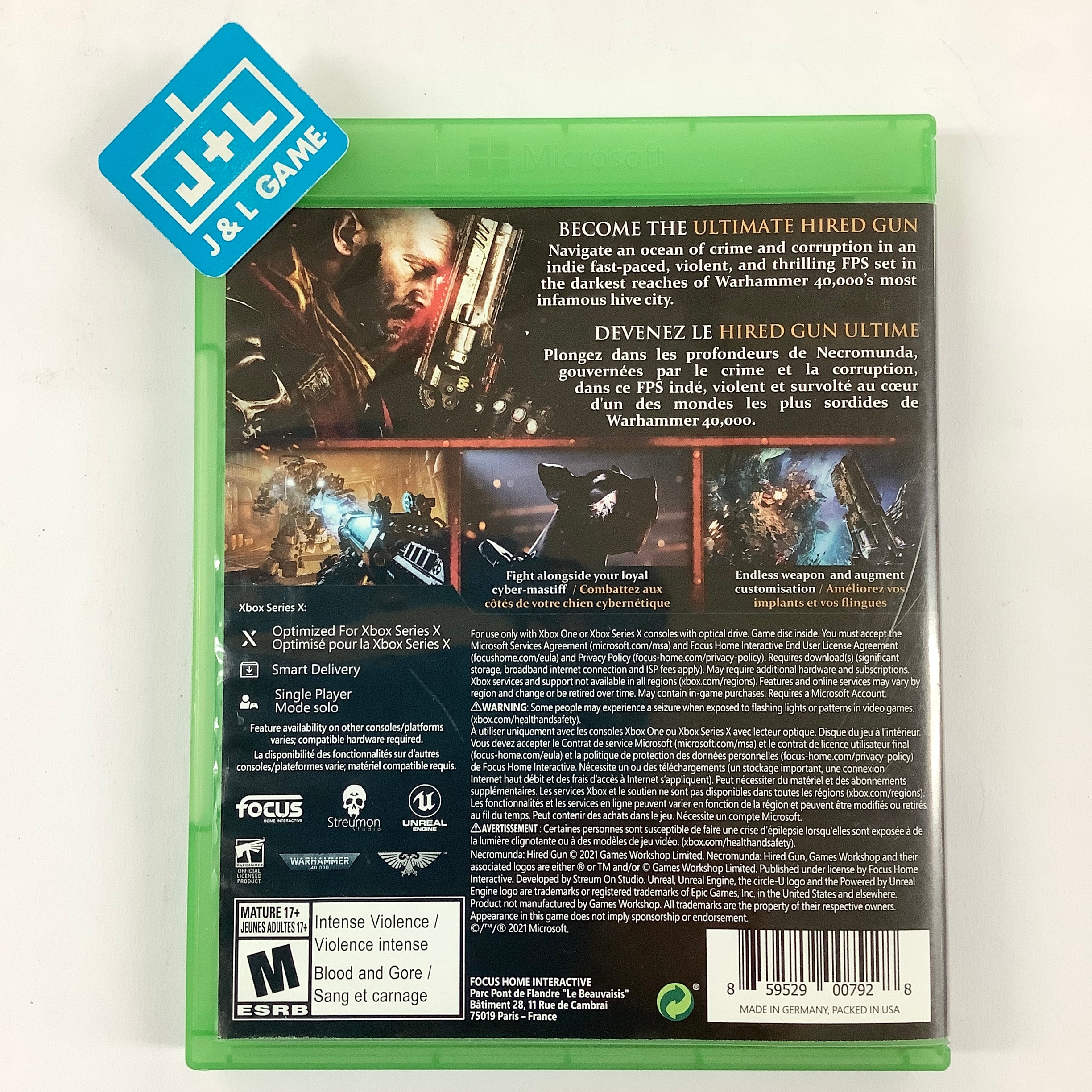 Necromunda: Hired Gun - (XSX) Xbox Series X [Pre-Owned] Video Games Focus Home Interactive   