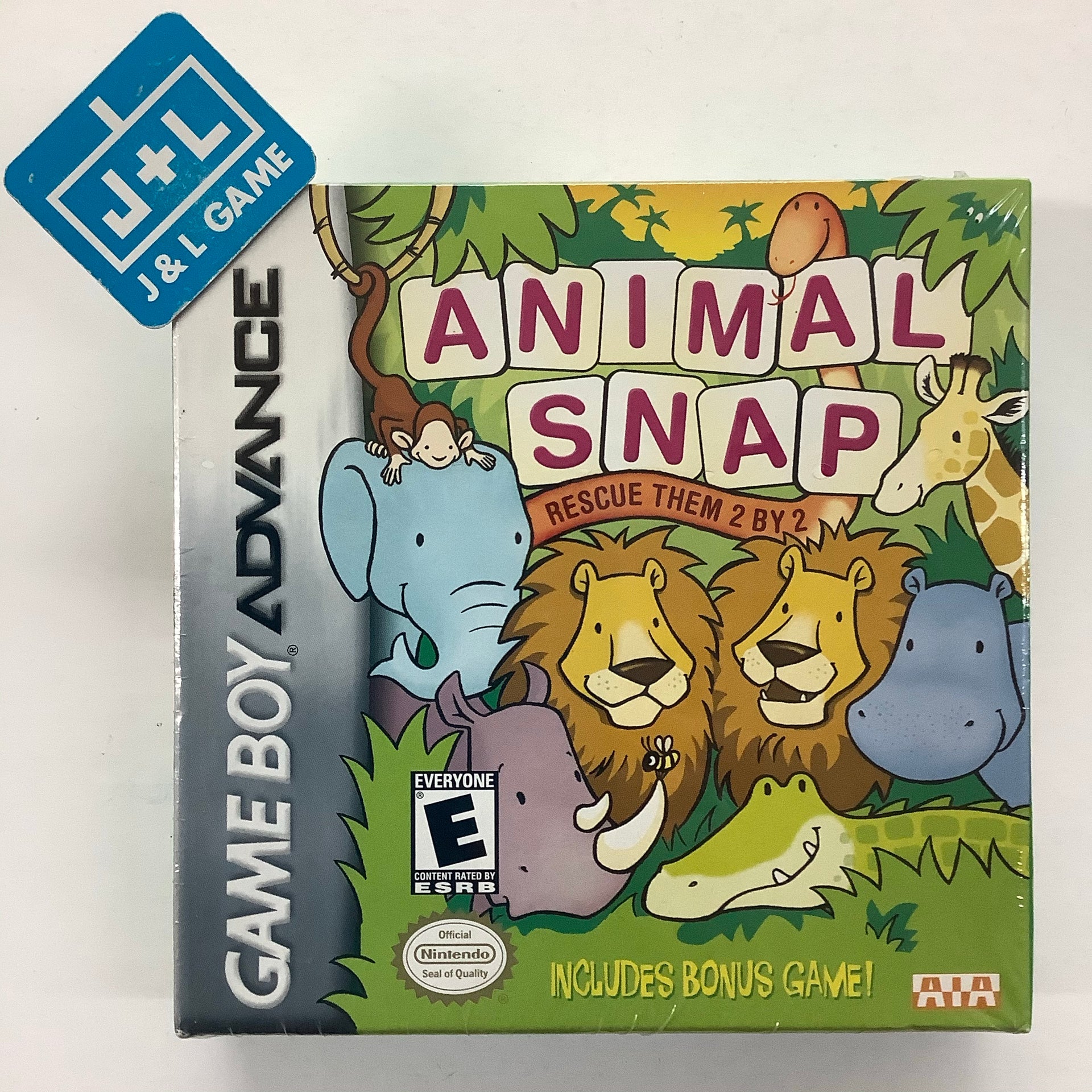 Animal Snap: Rescue Them 2 By 2 - (GBA) Game Boy Advance | J&L Game