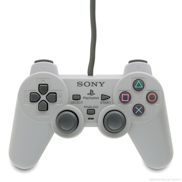 Sony Playstation Dual Analog Controller (Gray) - (PS1) PlayStation 1 ...